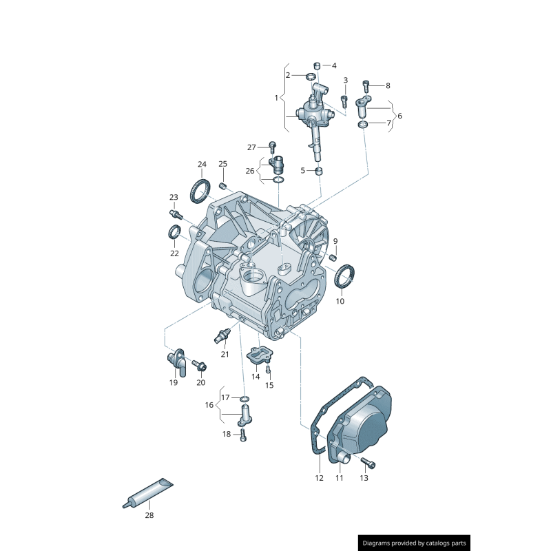 Joint - Pièces d'origine VW/Audi 02T301215H