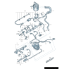 Tuyau - Pièces d'origine VW/Audi 059130218AF Tuyau - Pièces d'origine VW/Audi 059130218AF