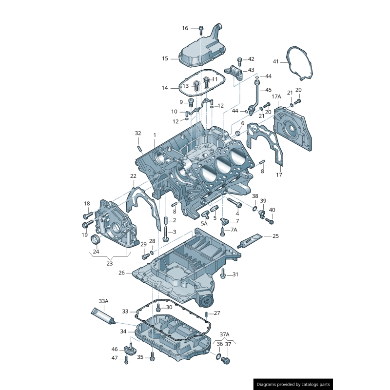 Valve de vérification de pression d'huile - Pièces d'origine VW/Audi 059103175F