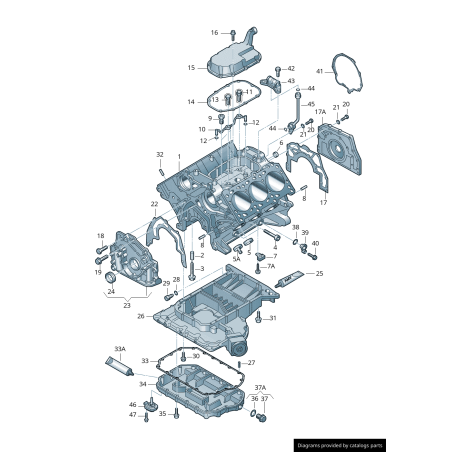 Valve de vérification de pression d'huile - Pièces d'origine VW/Audi 059103175F Valve de vérification de pression d'huile - Pièces d'origine VW/Audi 059103175F