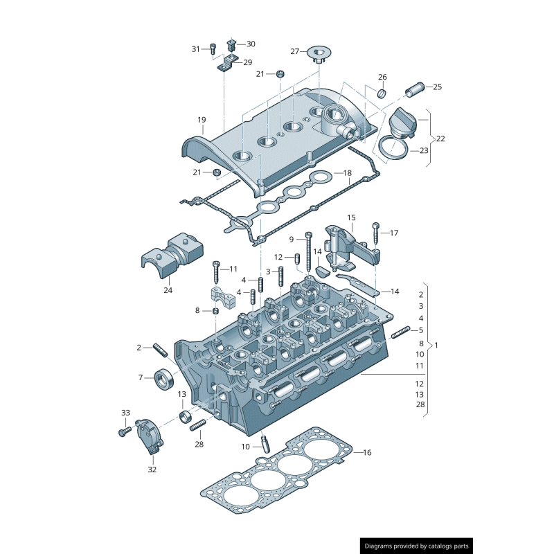 Déflecteur d'huile - Pièces d'origine VW/Audi 058103555B