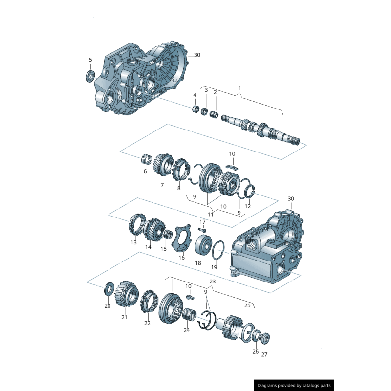 Bague - Pièces d'origine VW/Audi 020311107D