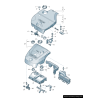 Grommet de couverture de moteur - Pièces d'origine VW/Audi 038103638B Grommet de couverture de moteur - Pièces d'origine VW/Audi 038103638B