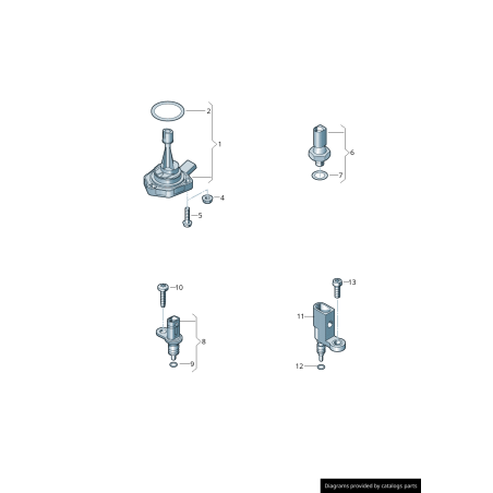 Émetteur - Pièces d'origine VW/Audi 03F919501B Émetteur - Pièces d'origine VW/Audi 03F919501B