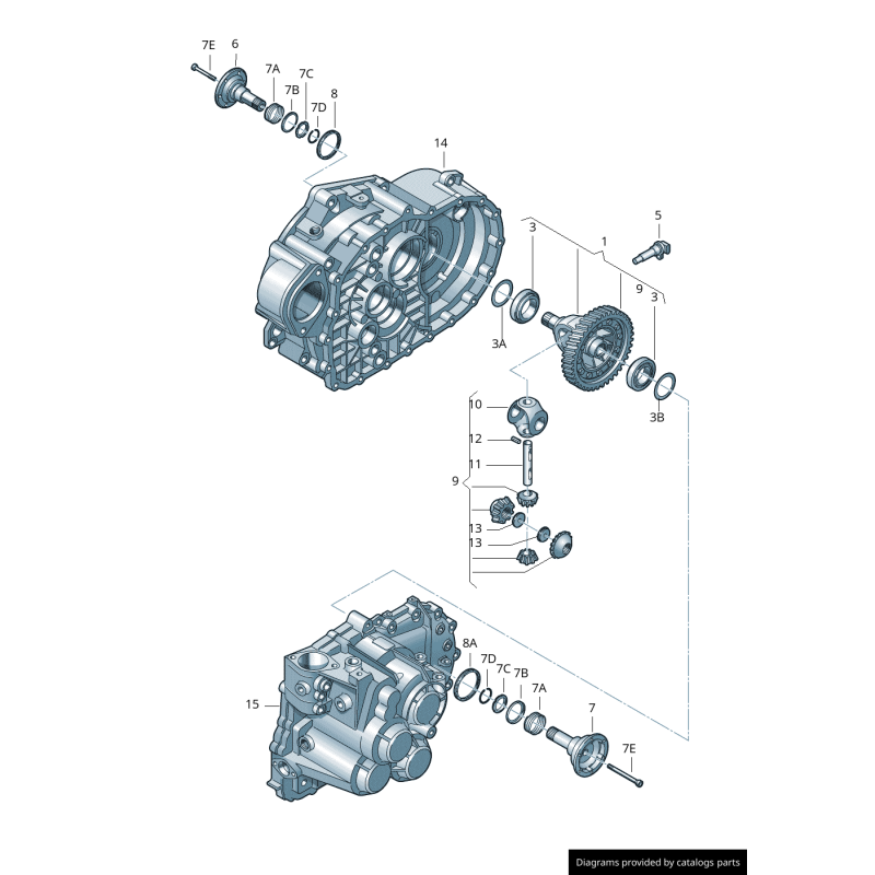 Anneau - Pièces d'origine VW/Audi 02M409374A