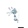 Boîtier de thermostat - Pièces d'origine VW/Audi 022121111G Boîtier de thermostat - Pièces d'origine VW/Audi 022121111G