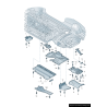 Cache de garniture de bas de caisse gauche coté conducteur - Pièces d'origine Audi 8T8825207 Cache de garniture de bas de caisse gauche coté conducteur - Pièces d'origine Audi 8T8825207