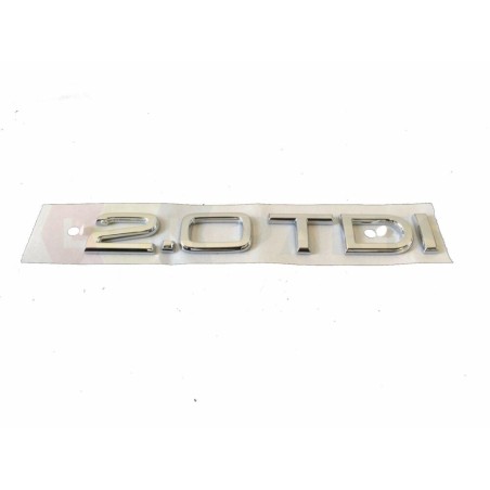 Emblème de coffre 2.0tdi Chrome - Pièces d'origine Audi 8E0853743E2ZZ