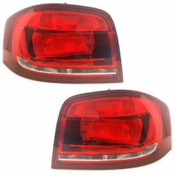 Feux arrière teintés à ligne noire pour Audi 3 portes - Pièces d'origine Audi 8P3945095B/8P3945096B