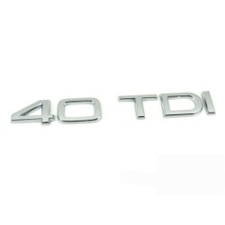 Insigne de coffre arrière 40 TDI - Pièces d'origine Audi 8K0853744E2ZZ