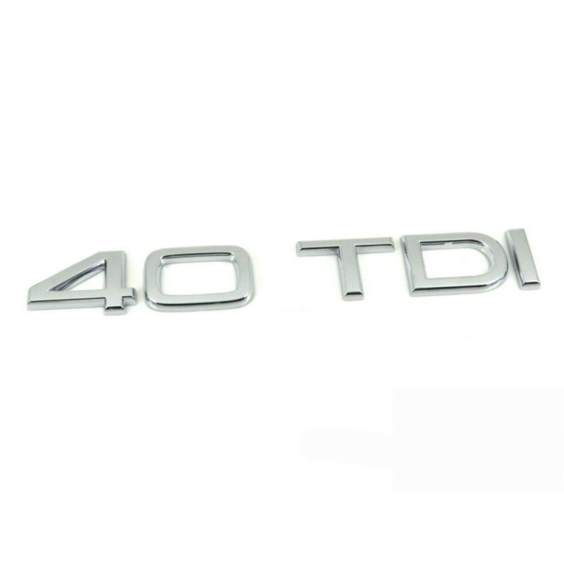 Insigne de coffre arrière 40 TDI - Pièces d'origine Audi 8K0853744E2ZZ