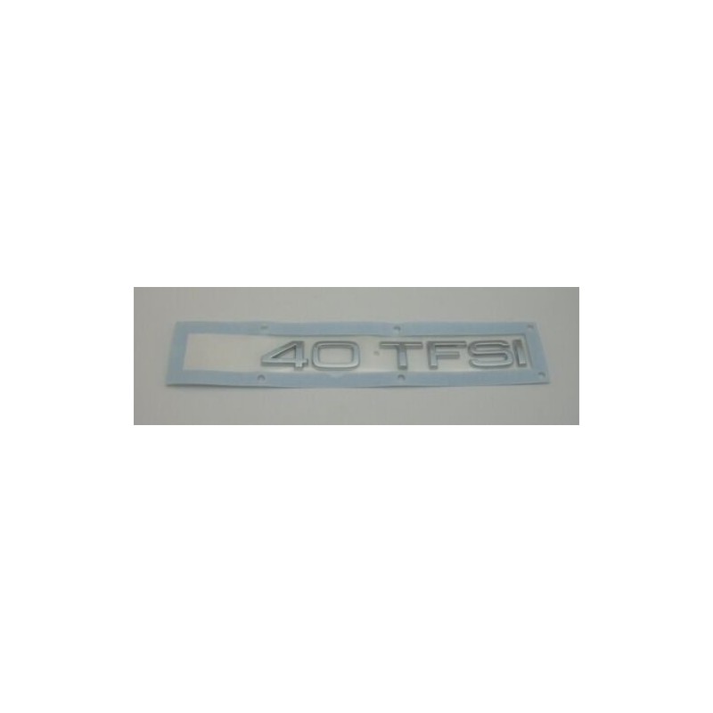 Emblème de coffre 40 TFSI - Pièces d'origine Audi 8K0853744B2ZZ