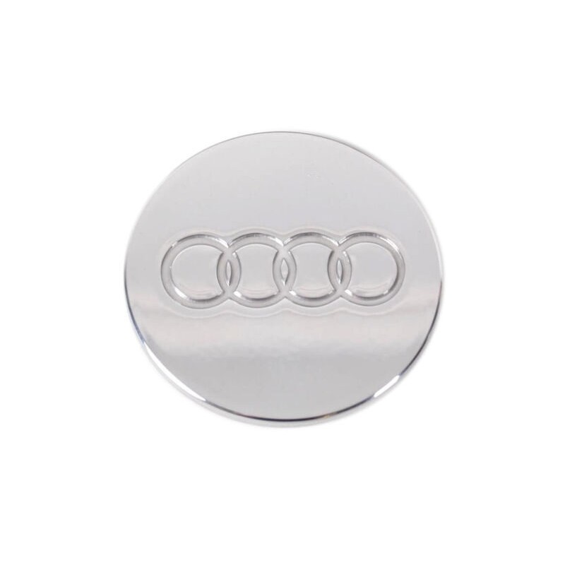 Enjoliveur de centre de roue en alliage, ensemble de 4 pièces - Pièces d'origine Audi 4x4D0601170AZ33.