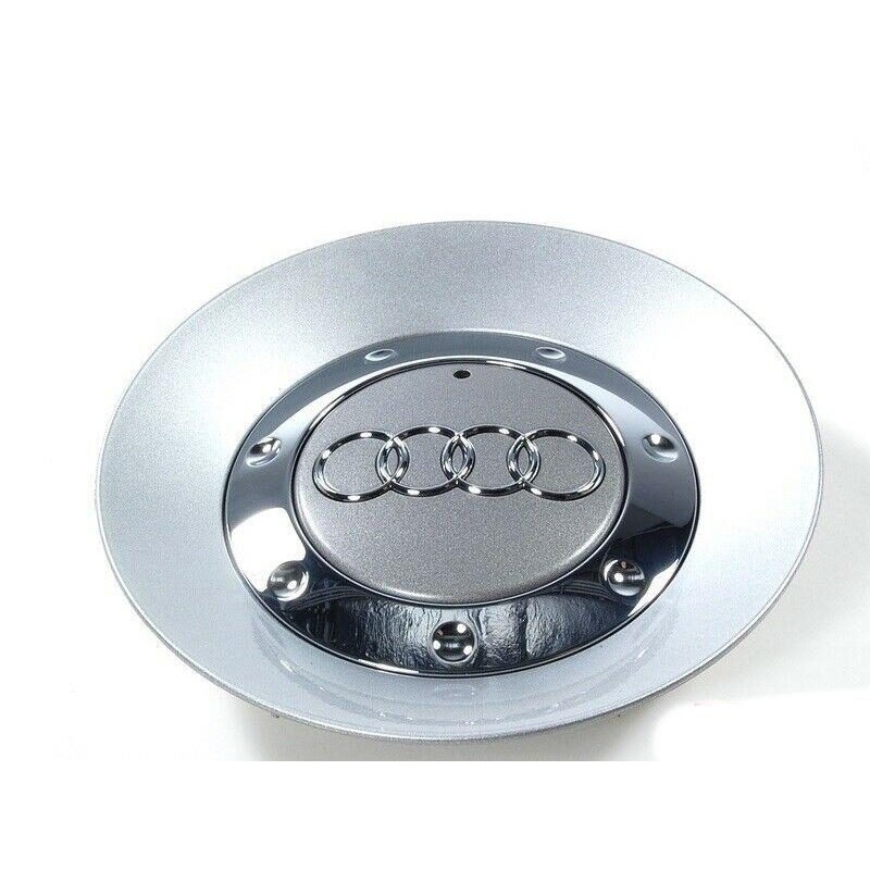 Ensemble de 4 bouchons de centre de roue en alliage - Pièces d'origine Audi 4x8E0601165MSRA
