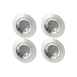Ensemble de 4 bouchons de centre de roue en alliage - Pièces d'origine Audi 4x8E0601165M