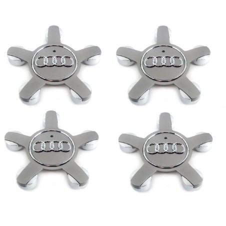 Ensemble de quatre bouchons de centre de roue en alliage - Pièces d'origine Audi 4x8R0601165 Ensemble de quatre bouchons de centre de roue en alliage - Pièces d'origine Audi 4x8R0601165