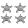Ensemble de quatre bouchons de centre de roue en alliage - Pièces d'origine Audi 4x8R0601165 Ensemble de quatre bouchons de centre de roue en alliage - Pièces d'origine Audi 4x8R0601165