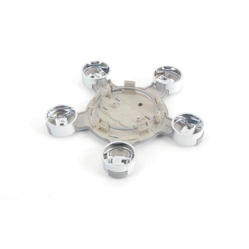 Ensemble de quatre bouchons de centre de roue en alliage - Pièces d'origine Audi 4x8R0601165