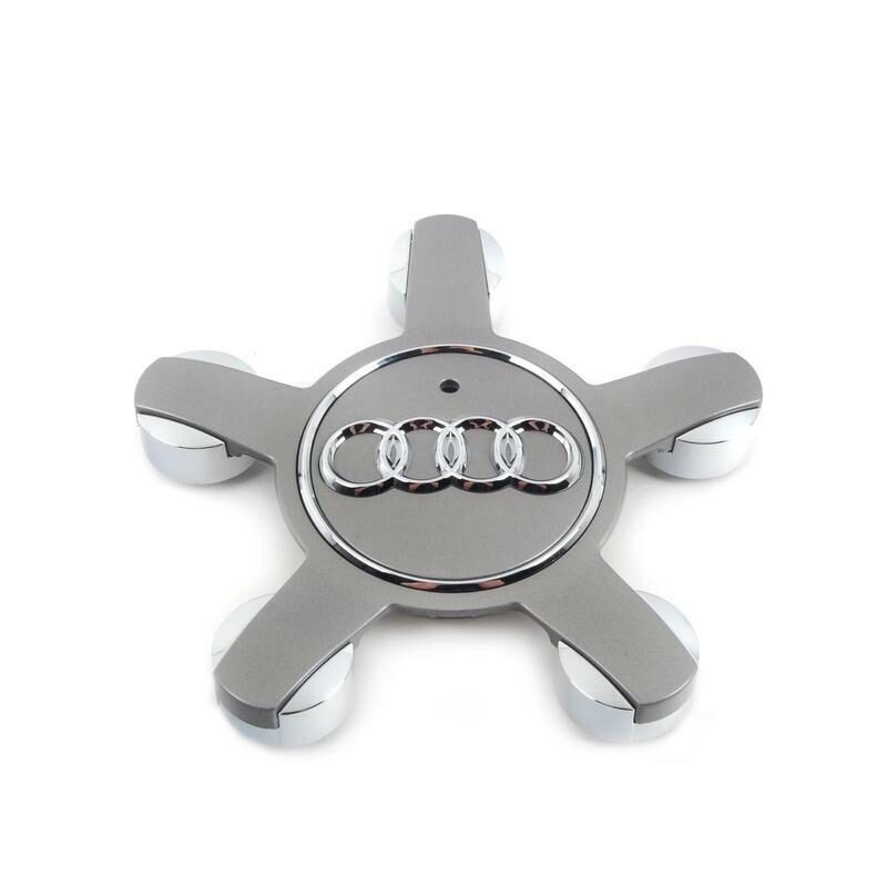 Ensemble de quatre bouchons de centre de roue en alliage - Pièces d'origine Audi 4x8R0601165