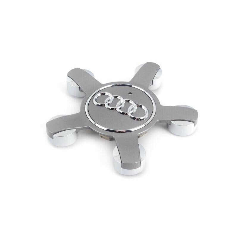 Ensemble de quatre bouchons de centre de roue en alliage - Pièces d'origine Audi 4x8R0601165
