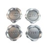 Ensemble de quatre bouchons de centre de roue en alliage Allroad - Pièces d'origine Audi 4x4Z7601165A7ZJ. Ensemble de quatre bouchons de centre de roue en alliage Allroad - Pièces d'origine Audi 4x4Z7601165A7ZJ.