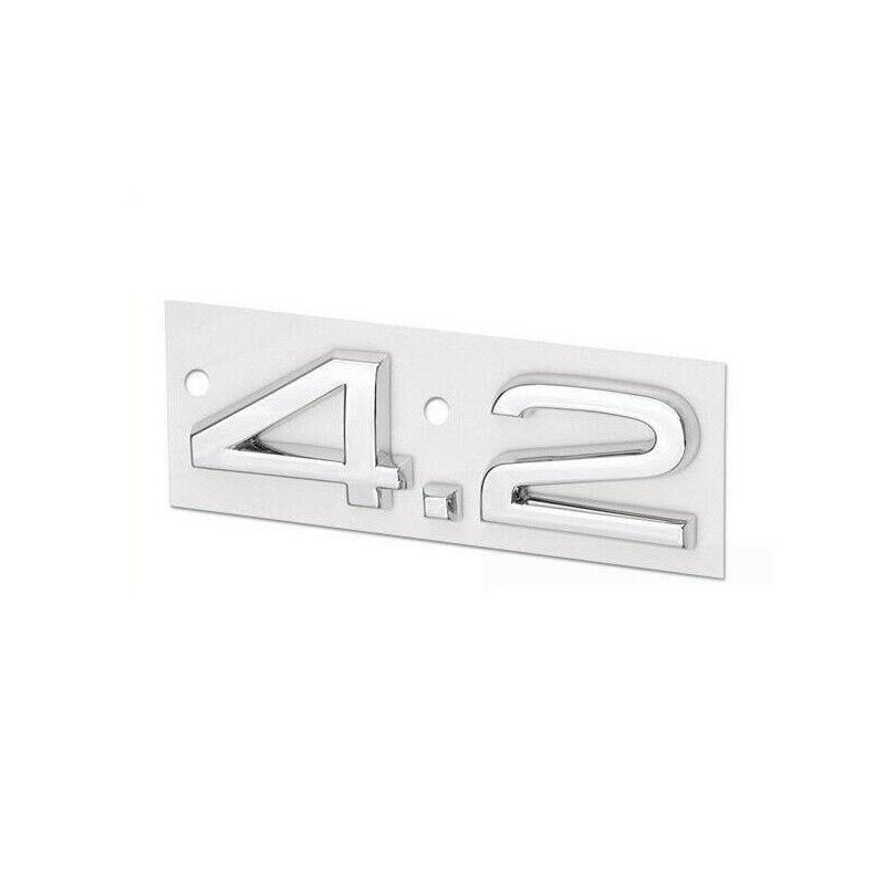 Emblème de coffre chromé Allroad c6 4.2 - Pièces d'origine Audi 4F0853743D2ZZ