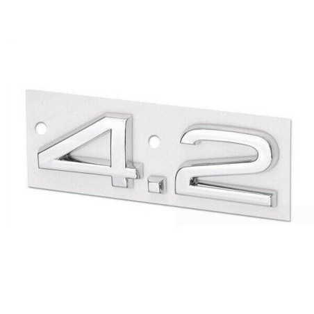 Emblème de coffre chromé Allroad c6 4.2 - Pièces d'origine Audi 4F0853743D2ZZ Emblème de coffre chromé Allroad c6 4.2 - Pièces d'origine Audi 4F0853743D2ZZ