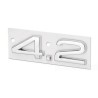 Emblème de coffre chromé Allroad c6 4.2 - Pièces d'origine Audi 4F0853743D2ZZ Emblème de coffre chromé Allroad c6 4.2 - Pièces d'origine Audi 4F0853743D2ZZ