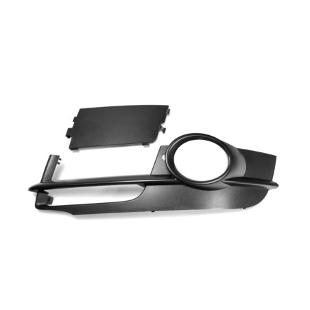 Grille de pare-chocs avant gauche avec entourage de phare antibrouillard pour Allroad - Pièces d'origine Audi 4F0807681J01C