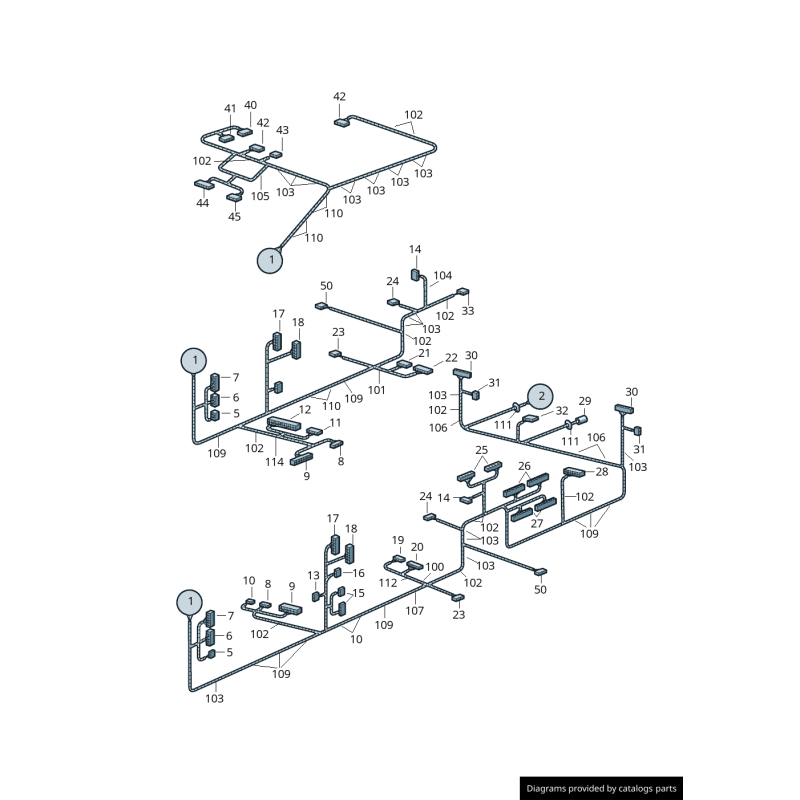 Module de commande de la pompe à carburant à connecteur à 5 broches Audi/Volkswagen - Pièces d'origine Vw/Audi 1K0919231