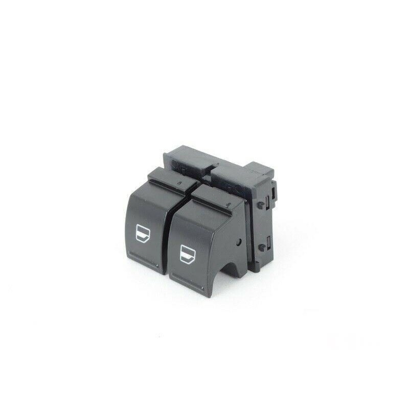 Interrupteur de vitre électrique côté conducteur pour Audi/Volkswagen à 2 portes, noir - Pièces d'origine Vw/Audi 1K3959857BREH.