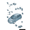 Interrupteur de vitre électrique côté conducteur pour Audi/Volkswagen à 2 portes, noir - Pièces d'origine Vw/Audi 1K3959857BREH. Interrupteur de vitre électrique côté conducteur pour Audi/Volkswagen à 2 portes, noir - Pièces d'origine Vw/Audi 1K3959857BREH.