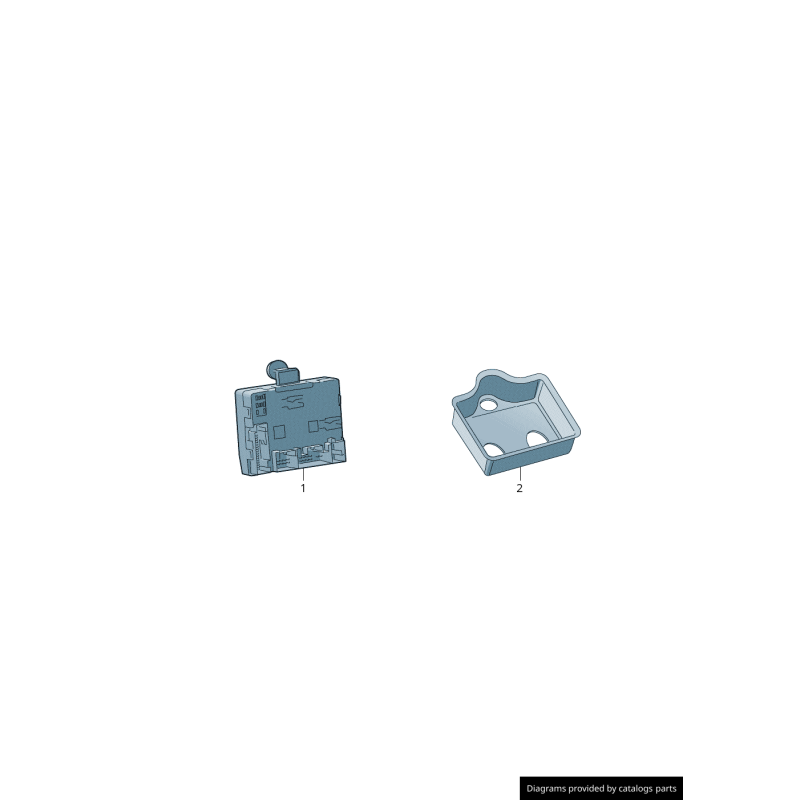 Unité de commande de la porte avant côté conducteur Audi/Volkswagen - Pièces d'origine Vw/Audi 5Q0959393F