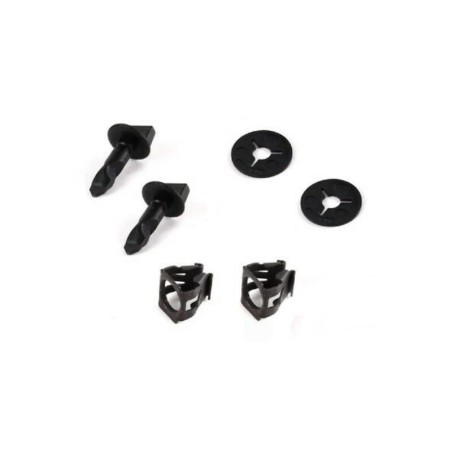 Ensemble de pinces de fixation de couvercle de remorquage de pare-chocs arrière Audi/Volkswagen - Pièces d'origine Vw/Audi 2x6 Ensemble de pinces de fixation de couvercle de remorquage de pare-chocs arrière Audi/Volkswagen - Pièces d'origine Vw/Audi 2x6