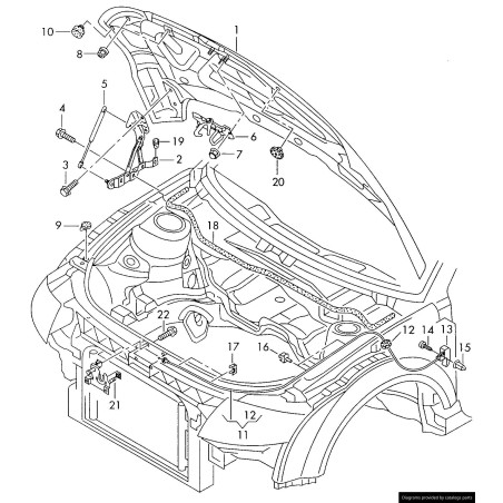 Emblème d'insigne de badge d'inscription de volant de direction SQ5 - Pièces d'origine Audi