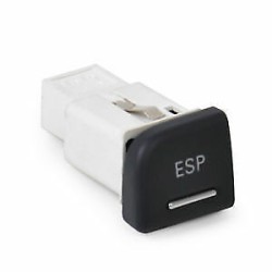 Bouton de désactivation noir - Pièces d'origine Audi 8E2927134A5PR