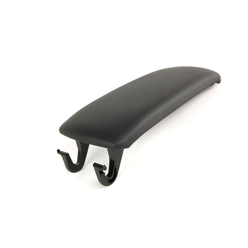 Couvercle d'accoudoir en cuir noir - Pièces d'origine Audi 8E0864245P38M