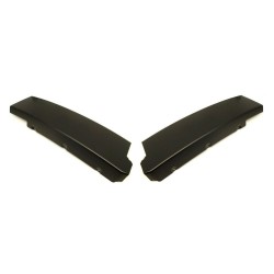 Garniture de couverture de montant B noire gauche droite ensemble - Pièces d'origine Audi 8P3853289DY9B/8P3853290DY9B