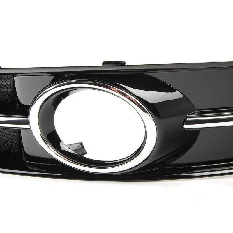 Bumper Pare-chocs gauche, feu antibrouillard de pare-chocs, grille chromée - Pièces d'origine Audi 8P0807681AAT94.