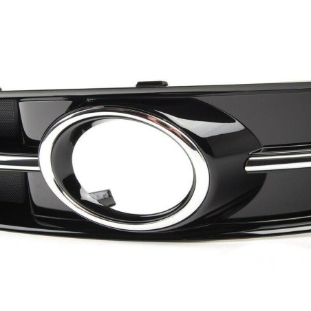 Bumper Pare-chocs gauche, feu antibrouillard de pare-chocs, grille chromée - Pièces d'origine Audi 8P0807681AAT94. Bumper Pare-chocs gauche, feu antibrouillard de pare-chocs, grille chromée - Pièces d'origine Audi 8P0807681AAT94.