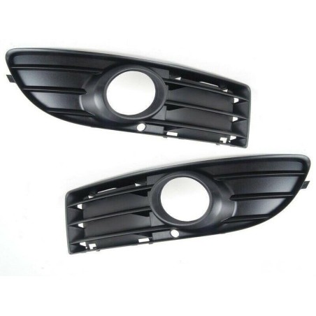 En français: Ensemble de grille de phare antibrouillard avant gauche et droite pour pare-chocs - Pièces d'origine Audi 8H08076 En français: Ensemble de grille de phare antibrouillard avant gauche et droite pour pare-chocs - Pièces d'origine Audi 8H08076