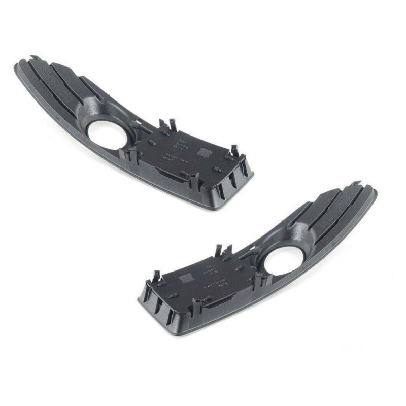 En français: Ensemble de grille de phare antibrouillard avant gauche et droite pour pare-chocs - Pièces d'origine Audi 8H08076