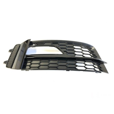 Grille de phare antibrouillard droit de pare-chocs noir - Pièces d'origine Audi 8K0807682T01C Grille de phare antibrouillard droit de pare-chocs noir - Pièces d'origine Audi 8K0807682T01C