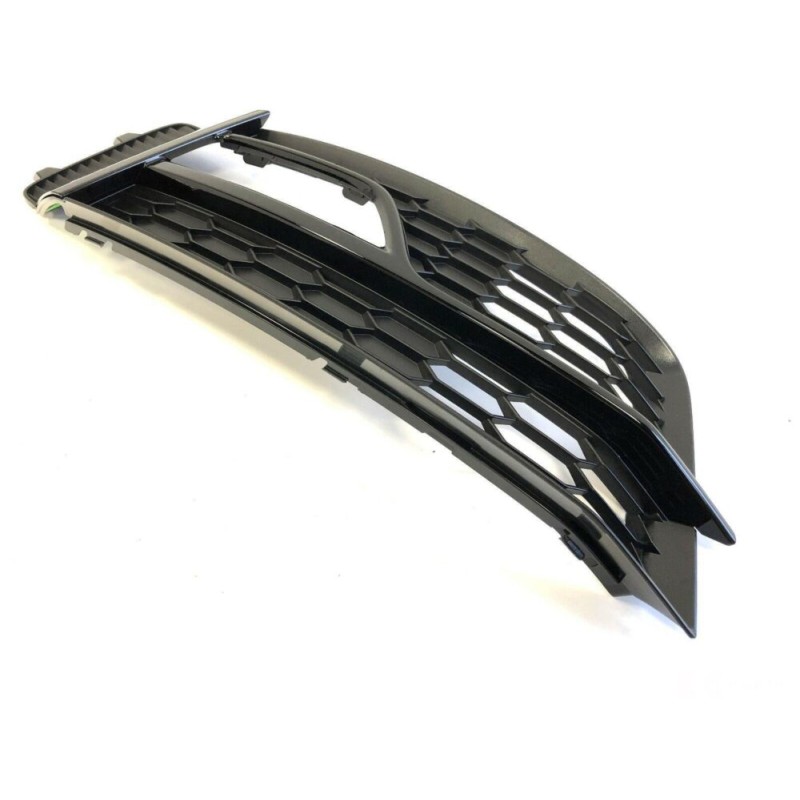 Grille de phare antibrouillard droit de pare-chocs noir - Pièces d'origine Audi 8K0807682T01C