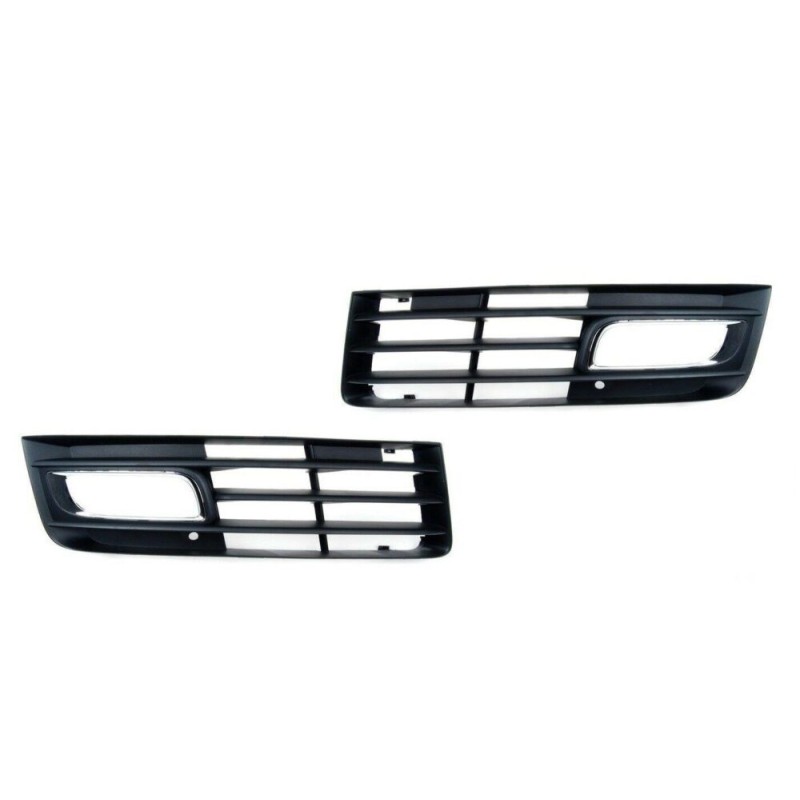 Ensemble de pare-chocs coté passager droit coté conducteur gauche, grille de phare antibrouillard - Pièces d'origine Audi 4E0807