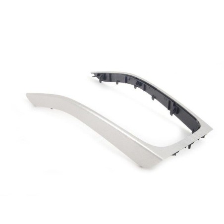 Cadre de garniture de couverture de console centrale en aluminium Trigon - Pièces d'origine Audi 8K0863305SAR8 Cadre de garniture de couverture de console centrale en aluminium Trigon - Pièces d'origine Audi 8K0863305SAR8