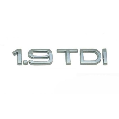 Emblème de coffre Chrome 1.9TDI - Pièces d'origine Audi 8H0853743D2ZZ