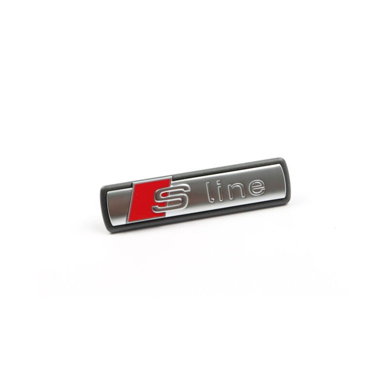 Emblème de badge de calandre avant S Line en chrome - Pièces d'origine Audi 4F0853736A2ZZ Emblème de badge de calandre avant S Line en chrome - Pièces d'origine Audi 4F0853736A2ZZ