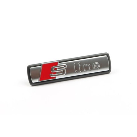 Emblème de badge de calandre avant S Line en chrome - Pièces d'origine Audi 4F0853736A2ZZ Emblème de badge de calandre avant S Line en chrome - Pièces d'origine Audi 4F0853736A2ZZ