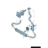 Moteur à essence à cylindre 2.0l Tuyau de pression droit - Pièces d'origine Audi 8K0145738AB Moteur à essence à cylindre 2.0l Tuyau de pression droit - Pièces d'origine Audi 8K0145738AB
